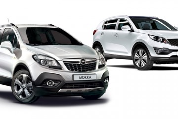 Opel Mokka ja Kia Sportage
