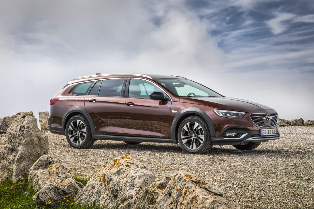 Rugged: The new Opel Insignia Country Tourer, which makes its world premiere at the Frankfurt International Motor Show, appeals to buyers in the market for a stylish, practical station wagon with off-road looks.